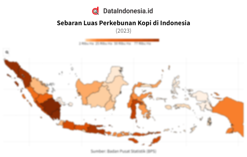 Data Sebaran Luas Perkebunan Kopi Di Indonesia Pada 2023 Dataindonesia Id