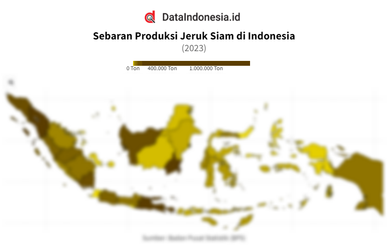 Data Sebaran Produksi Jeruk Siam Di Indonesia Pada 2023 Dataindonesia Id