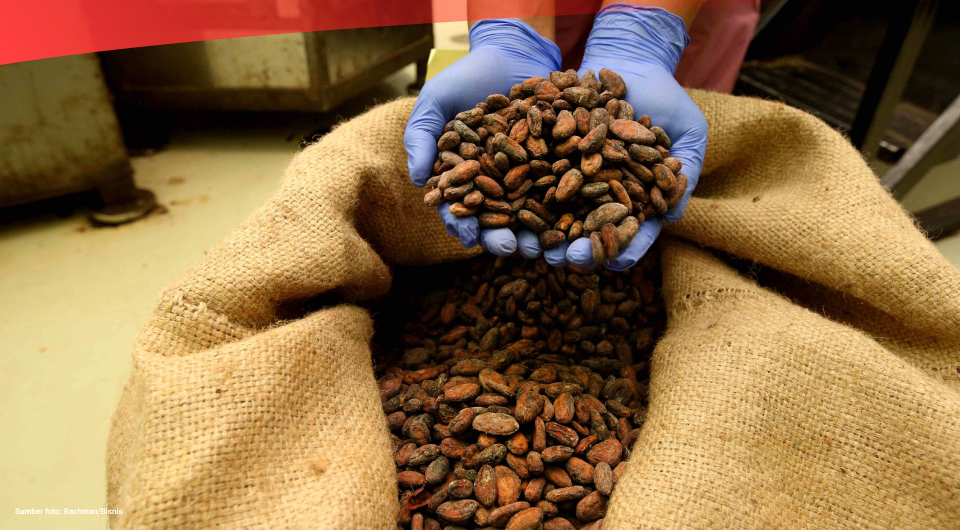 Ekspor Kakao Indonesia Turun 2,92% pada 2021