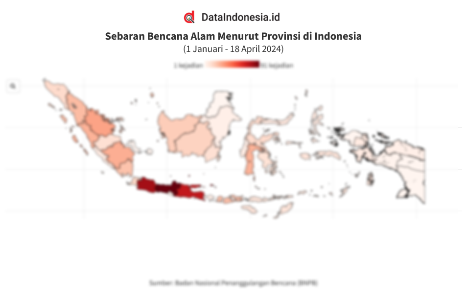 Data Sebaran Bencana Alam Menurut Provinsi Di Indonesia Hingga ...