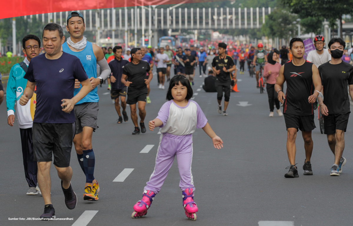 car free day jakarta agustus 2024