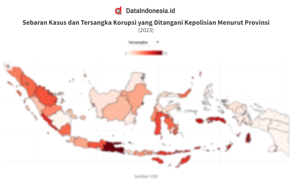 Data Sebaran Kasus Dan Tersangka Korupsi Yang Ditangani Kepolisian