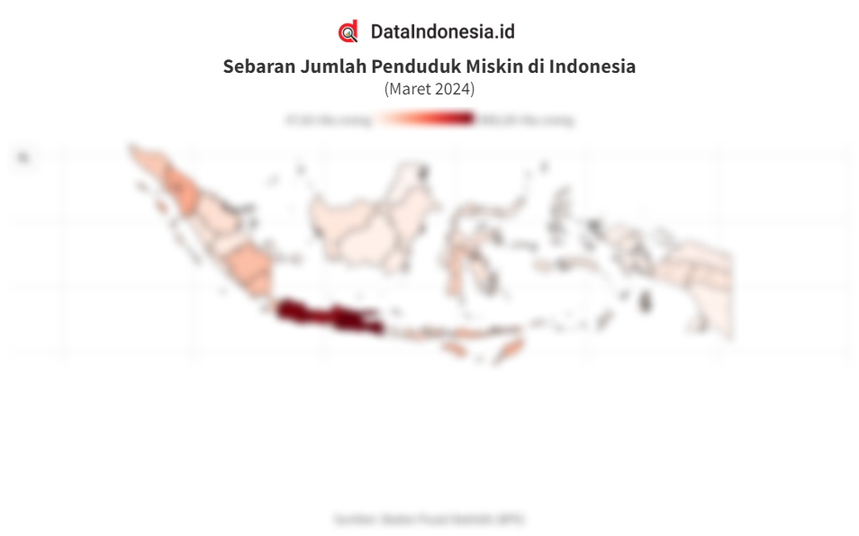 Data Sebaran Jumlah Penduduk Miskin di Indonesia pada Maret 2024 ...