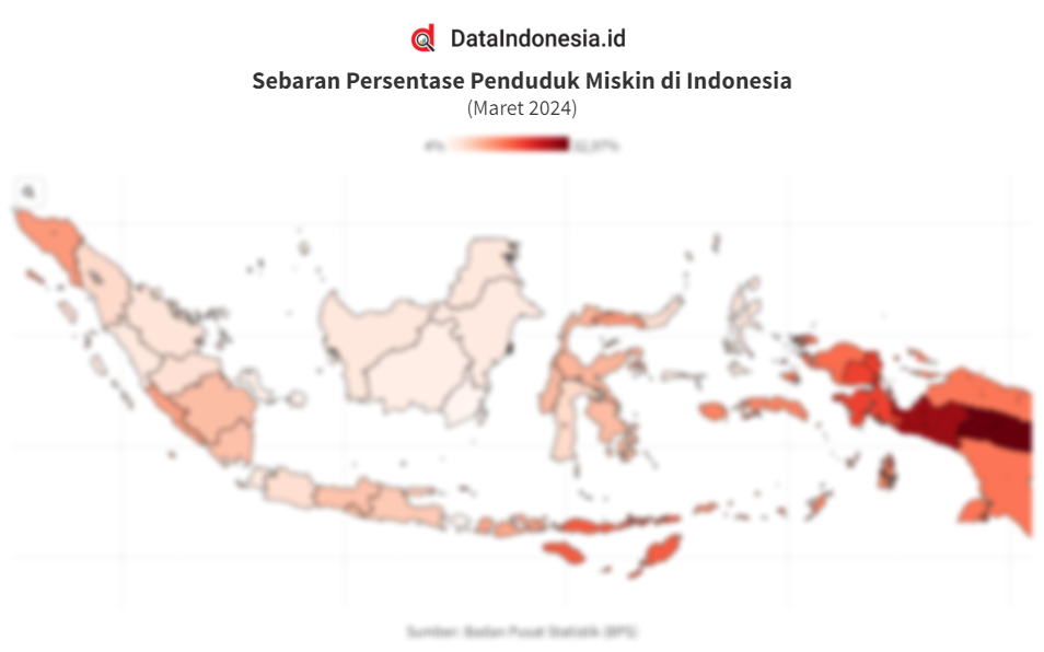 Data Sebaran Persentase Penduduk Miskin Di Indonesia Pada Maret 2024 ...